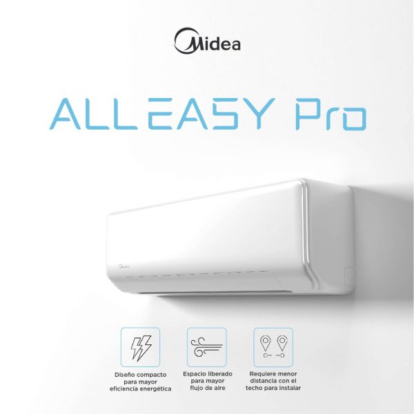 Aire Acondicionado Split inverter Frio/Calor 18000 BTU ALL EASY PRO MIDEA